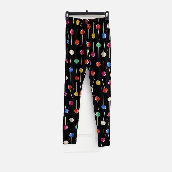 Agnes & Dora Loungewear Leggings Soft Colorful Candy Lollipop - Picture 4 of 7